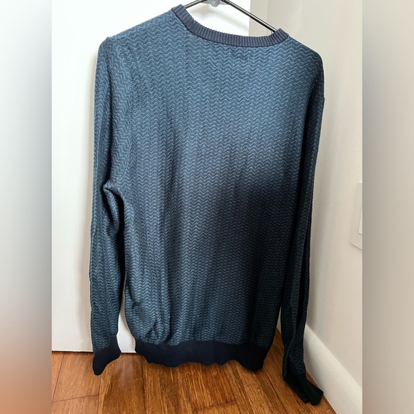 Original Penguin By Munsingwear Men’s Blue Crew Neck Sweater Sz Medium - Picture 2 of 4